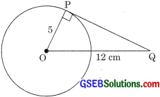 GSEB Solutions Class 10 Maths Chapter 10 Circles Ex 10.1