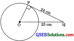 GSEB Solutions Class 10 Maths Chapter 10 Circles Ex 10.2