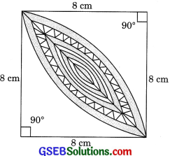 GSEB Solutions Class 10 Maths Chapter 12 Areas Related to Circles Ex 12.3