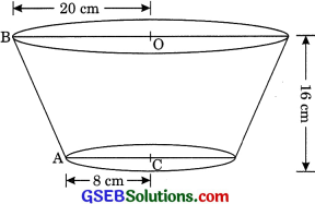 GSEB Solutions Class 10 Maths Chapter 13 Surface Areas and Volumes Ex 13.4 