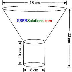 GSEB Solutions Class 10 Maths Chapter 13 Surface Areas and Volumes Ex 13.5 