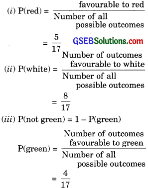 GSEB Solutions Class 10 Maths Chapter 15 Probability Ex 15.1 