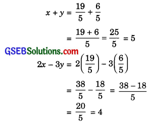 GSEB Solutions Class 10 Maths Chapter 3 Pair of Linear Equations in Two Variables Ex 3.4 3