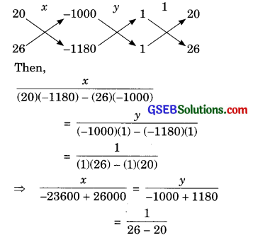 GSEB Solutions Class 10 Maths Chapter 3 Pair of Linear Equations in Two Variables Ex 3.5 7