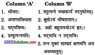 GSEB Solutions Class 10 Sanskrit Chapter 2 यद्भविष्यो विनश्यति 