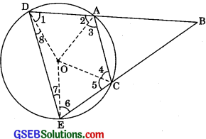 GSEB Solutions Class 9 Maths Chapter 10 Circles Ex 10.6