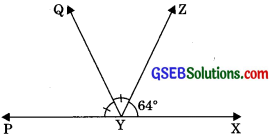 GSEB Solutions Class 9 Maths Chapter 6 Lines and Angles Ex 6.1 