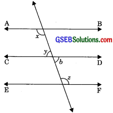 GSEB Solutions Class 9 Maths Chapter 6 Lines and Angles Ex 6.2 