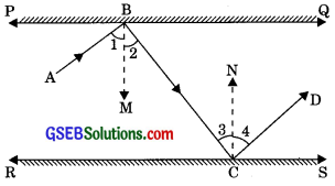 GSEB Solutions Class 9 Maths Chapter 6 Lines and Angles Ex 6.2