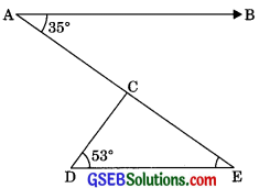 GSEB Solutions Class 9 Maths Chapter 6 Lines and Angles Ex 6.3