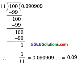 GSEB Solutions Class 9 Maths Chapter 1 Number Systems Ex 1.3