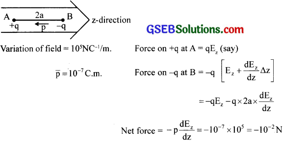 GSEB Solutions Class 12 Physics Chapter 1 Electric Charges and Fields 13
