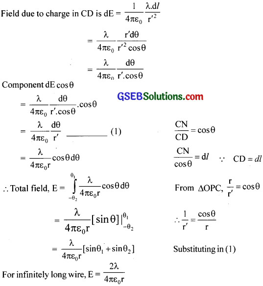 GSEB Solutions Class 12 Physics Chapter 1 Electric Charges and Fields 17