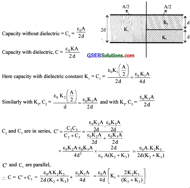 GSEB Solutions Class 12 Physics Chapter 2 Electrostatic Potential and Capacitance 43