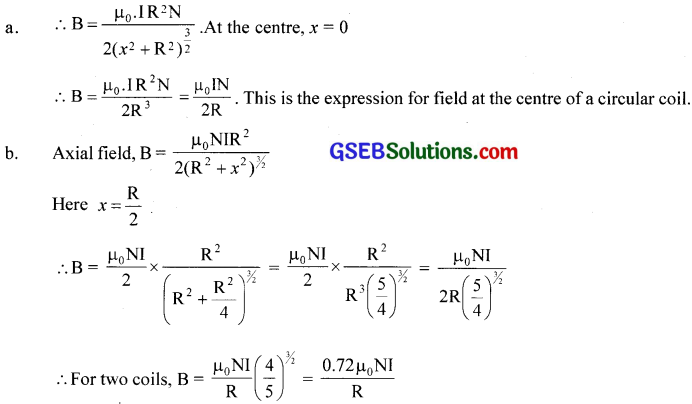 GSEB Solutions Class 12 Physics Chapter 4 Moving Charges and Magnetism 3