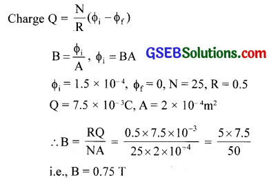 GSEB Solutions Class 12 Physics Chapter 6 Electromagnetic Induction 6