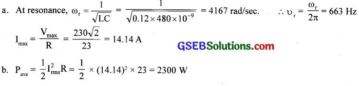 GSEB Solutions Class 12 Physics Chapter 7 Alternating Current 11