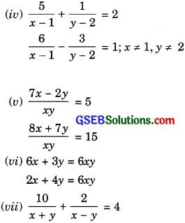 GSEB Solutions Class 10 Maths Chapter 3 Pair of Linear Equations in Two Variables Ex 3.6 img-21