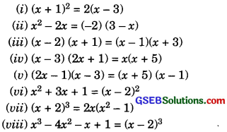 GSEB Solutions Class 10 Maths Chapter 4 Quadratic Equations Ex 4.1 img-1