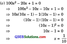 GSEB Solutions Class 10 Maths Chapter 4 Quadratic Equations Ex 4.2 img-6