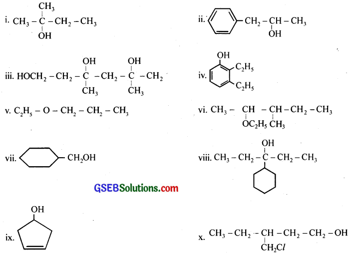 GSEB Solutions Class 12 Chemistry Chapter 11 Alcohols, Phenols and Ehers 18