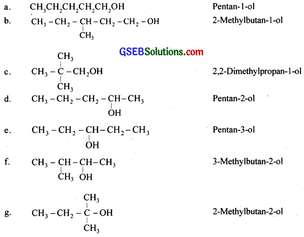 GSEB Solutions Class 12 Chemistry Chapter 11 Alcohols, Phenols and Ehers 19