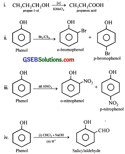 GSEB Solutions Class 12 Chemistry Chapter 11 Alcohols, Phenols and Ehers 28