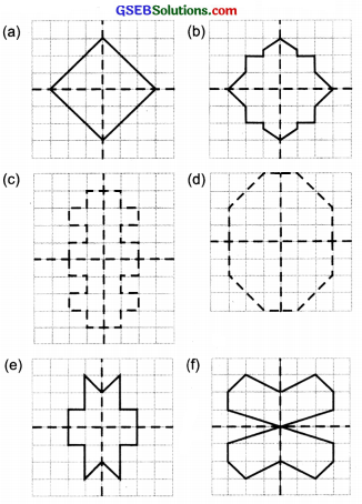 GSEB Solutions Class 6 Maths Chapter 13 Symmetry Ex 13.3 img 9