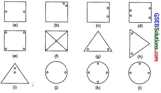 GSEB Solutions Class 7 Maths Chapter 14 Symmetry Ex 14.1 1