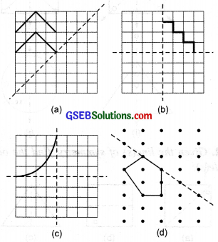 GSEB Solutions Class 7 Maths Chapter 14 Symmetry Ex 14.1 11