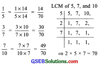 GSEB Solutions Class 7 Maths Chapter 2 Fractions and Decimals Ex 2.1 2