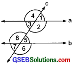 GSEB Solutions Class 7 Maths Chapter 5 Lines and Angles Ex 5.2 2