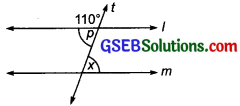 GSEB Solutions Class 7 Maths Chapter 5 Lines and Angles Ex 5.2 5