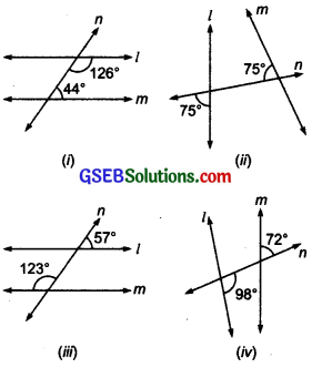 GSEB Solutions Class 7 Maths Chapter 5 Lines and Angles Ex 5.2 8