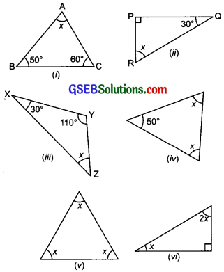 GSEB Solutions Class 7 Maths Chapter 6 The Triangles and Its Properties Ex 6.3 1