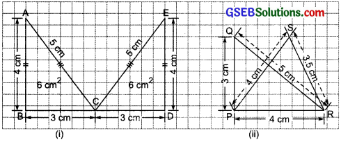 GSEB Solutions Class 7 Maths Chapter 7 Congruence of Triangles Ex 7.2 12
