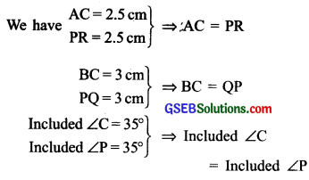 GSEB Solutions Class 7 Maths Chapter 7 Congruence of Triangles InText Questions 15