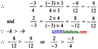GSEB Solutions Class 7 Maths Chapter 9 Rational Numbers Ex 9.1 21
