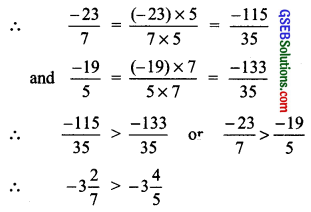 GSEB Solutions Class 7 Maths Chapter 9 Rational Numbers Ex 9.1 22
