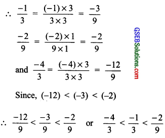 GSEB Solutions Class 7 Maths Chapter 9 Rational Numbers Ex 9.1 23