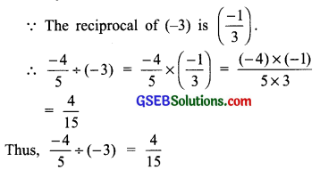 GSEB Solutions Class 7 Maths Chapter 9 Rational Numbers Ex 9.2 10