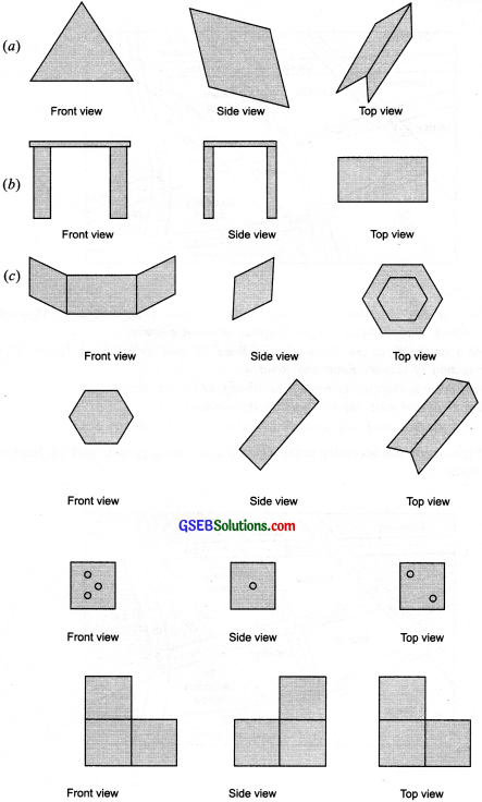 GSEB Solutions Class 8 Maths Chapter 10 Visualizing Solid Shapes Ex 10.1 img 7