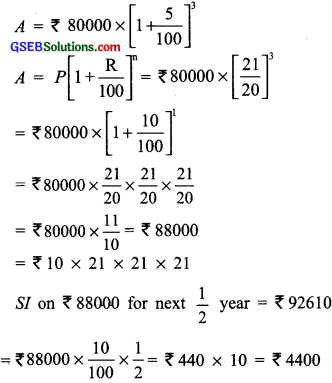 GSEB Solutions Class 8 Maths Chapter 8 Comparing Quantities Ex 8.3 img 4