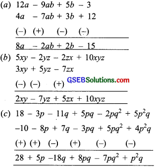 GSEB Solutions Class 8 Maths Chapter 9 Algebraic Expressions and Identities Ex 9.1 img 9