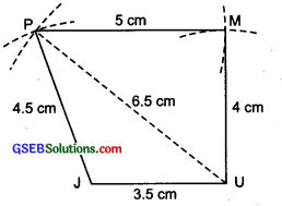 GSEB Solutions Class 8 Maths Chapter Chapter 4 Practical Geometry Ex 4.1