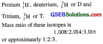 GSEB Solutions Class 11 Chemistry Chapter 9 Hydrogen 1