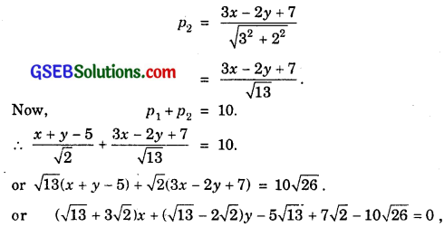 GSEB Solutions Class 11 Maths Chapter 10 Straight Lines Miscellaneous Exercise img 22