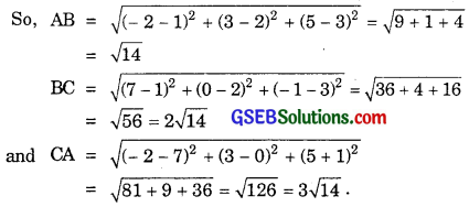 GSEB Solutions Class 11 Maths Chapter 12 Introduction to three Dimensional Geometry Ex 12.2 img 2