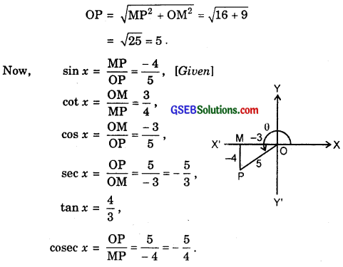 GSEB Solutions Class 11 Maths Chapter 3 Trigonometric Functions Ex 3.2 img 3