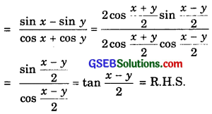 GSEB Solutions Class 11 Maths Chapter 3 Trigonometric Functions Ex 3.3 img 9
